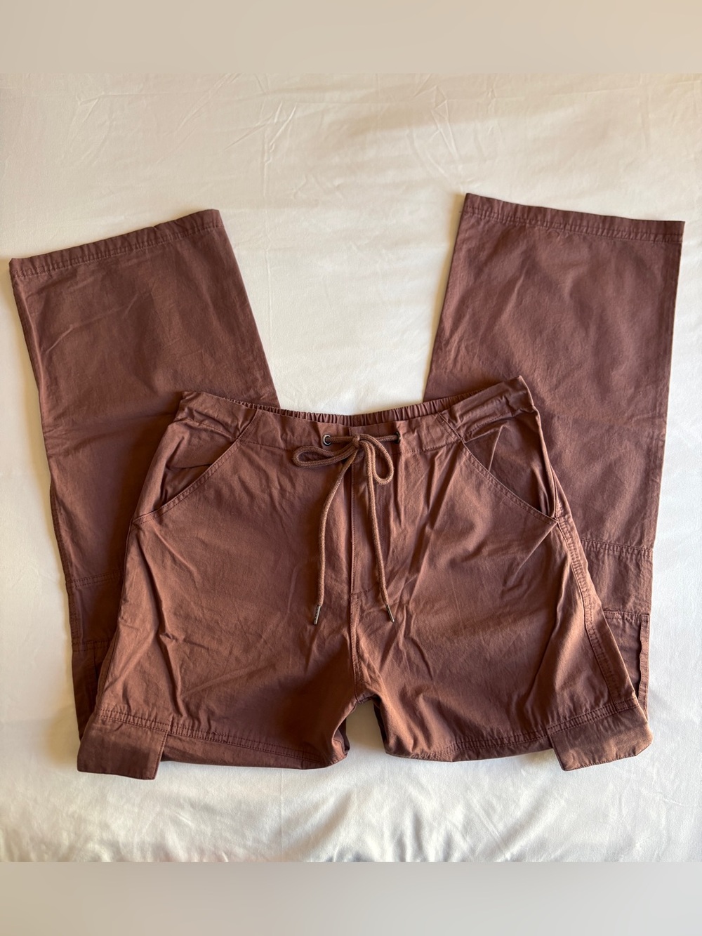 Hesperus Brown Cargo Pants Utility Wide Leg Indie Streetwear Boho Earthy Casual